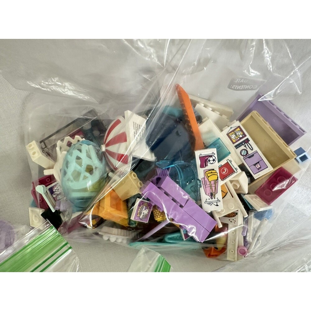 Lego Lot 10 Pounds Mixed Pieces, Manuals, Mini Figs, Boards, Wheels, Accessories